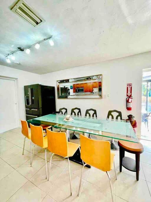 Jungle To Beach 4 R 3 Bedroom Family And Pet Heated Pool N Airport N Beach N Hard Rock Fort Lauderdale Extérieur photo